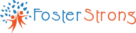 Logo for Foster Strong a US based foster care community online resource.